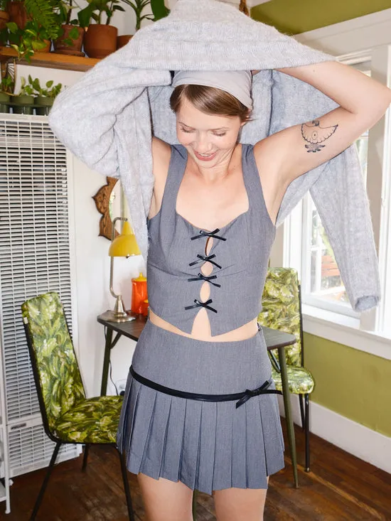 Bottoms Lisa Says Gah Women Agnes Skirt Charcoal