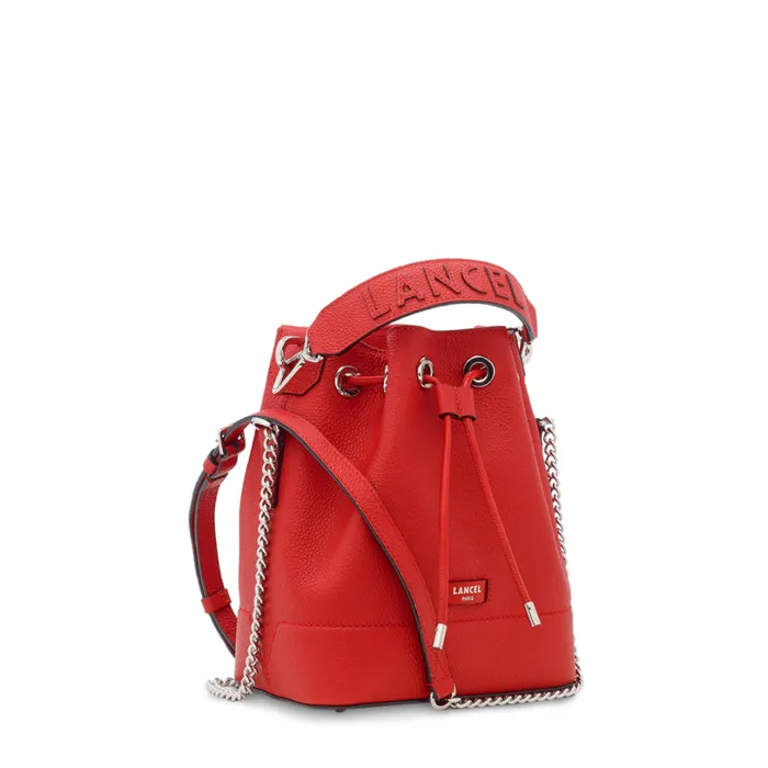 Bucket Bag Red Women Lancel Hand Bags Bucket Bag Red Women Lancel Hand Bags