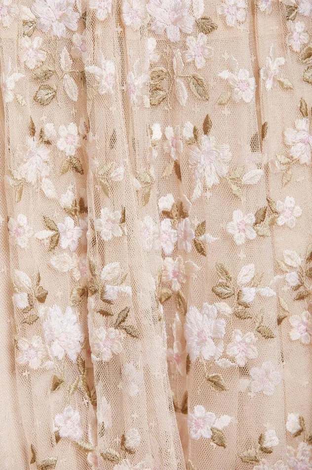 Camellia Ditsy Ankle Gown Champagne Women Needle and Thread Dresses