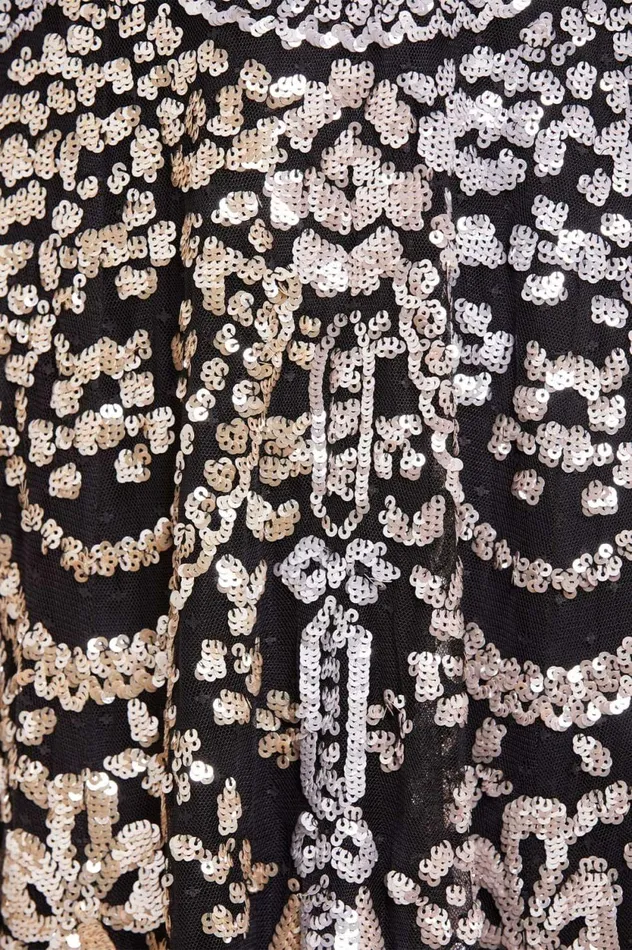 Chandelier Gloss Gown Black Women Needle and Thread Dresses