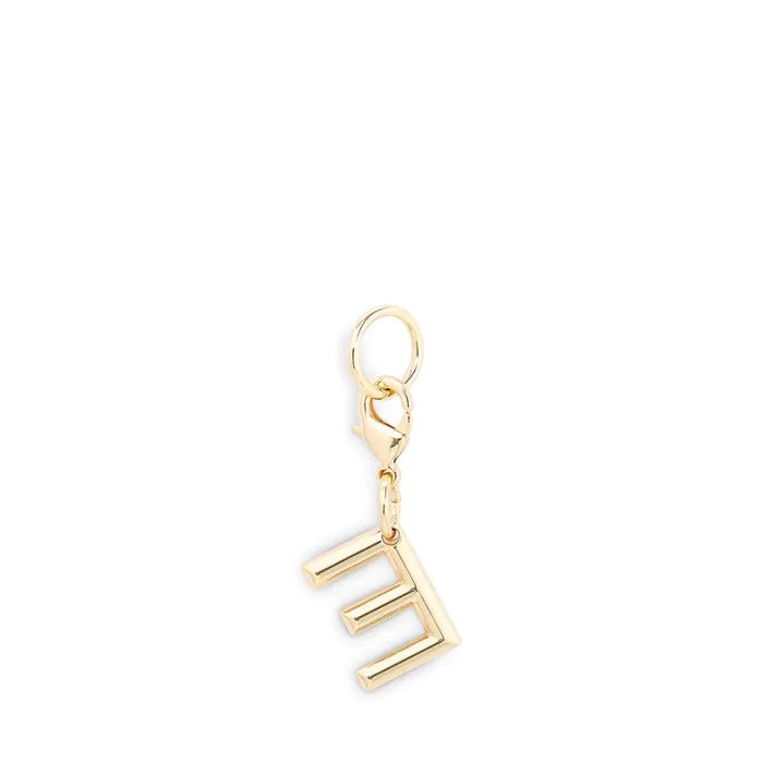 Charm Letter E Gold Color Women Lancel Key Ring