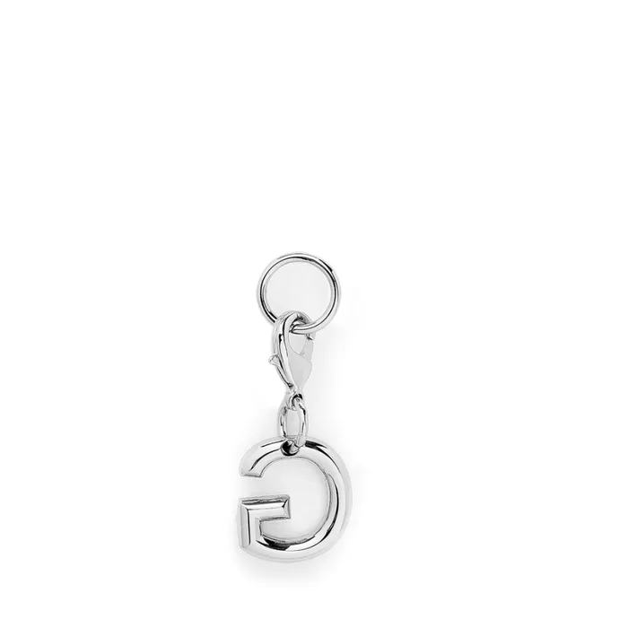 Charm Letter G Silver Color Women Lancel Key Ring