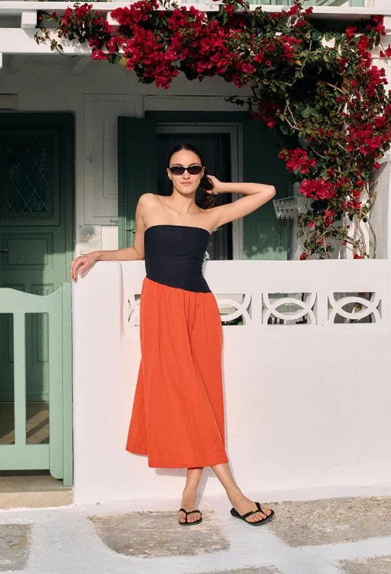 Ciao Lucia Long Dresses Tadeo Dress Rosso 8211 Women