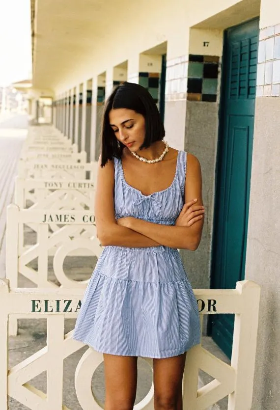 Ciao Lucia Mini Dresses Gianluca Dress Sail 8211 Women