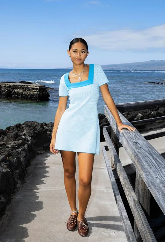 Ciao Lucia Mini Dresses Sigrid Dress Sail 8211 Women