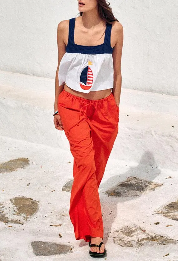 Ciao Lucia Pants Ermanno Pant Rosso 8211 Women
