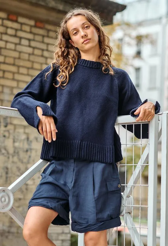 Ciao Lucia Pullovers Brolio Pullover Navy 8211 Women