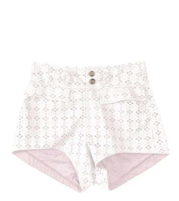 Ciao Lucia Shorts Paolo Short White Lace Schiffli 8211 Women
