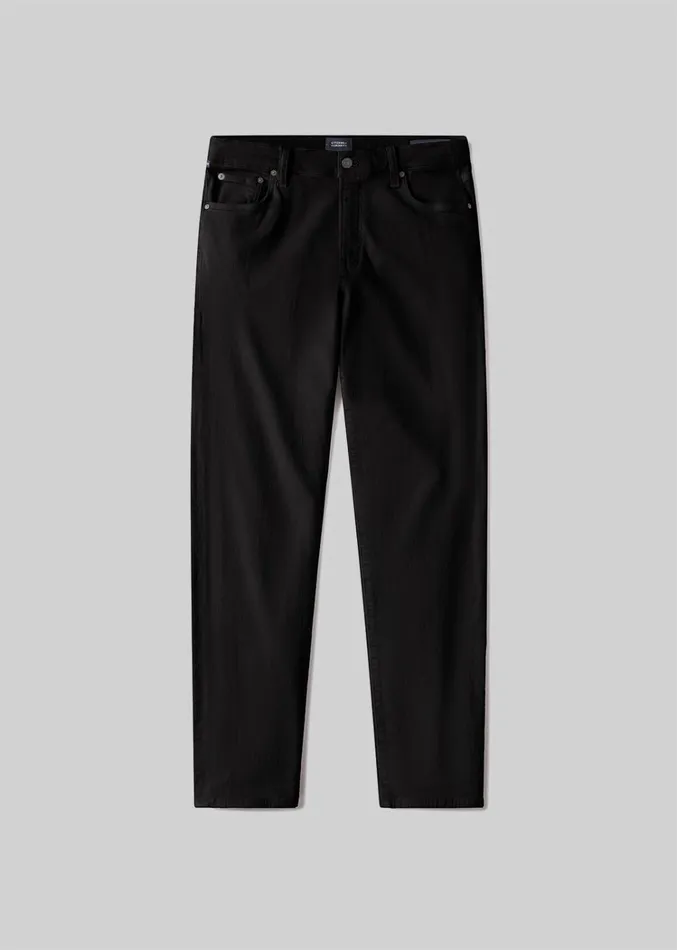 Citizens Of Humanity Adler Slim Soft Weft In Black Men Pants