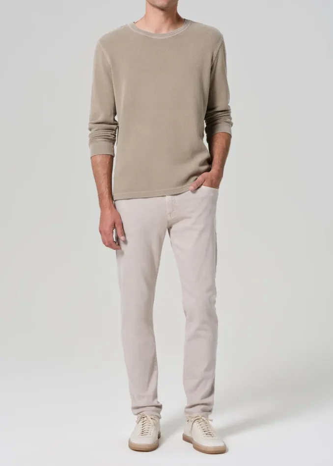 Citizens Of Humanity Adler Slim Soft Weft In Gris Men Pants