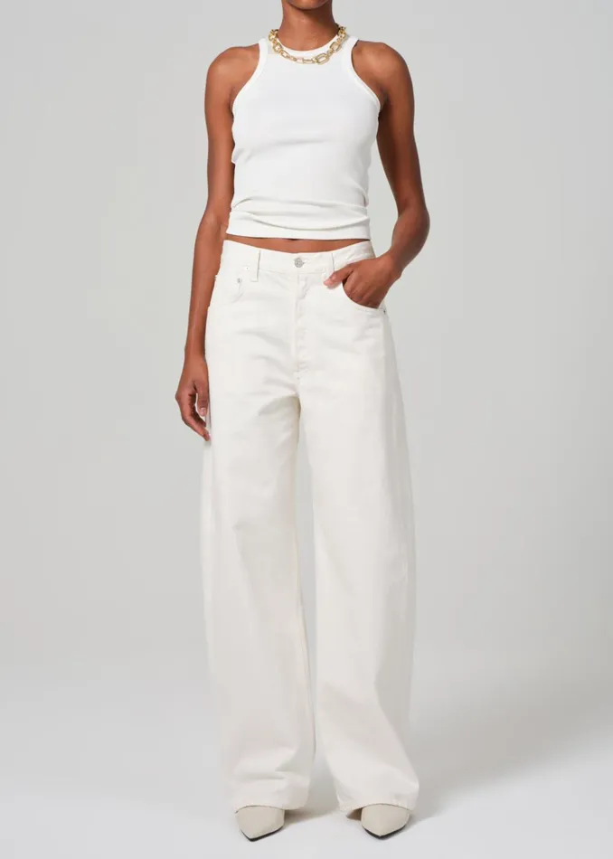 Citizens Of Humanity Akira Tank In Ivory Women Tops