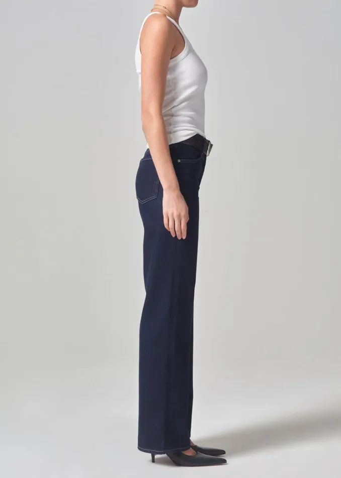 Citizens Of Humanity Annina High Rise Wide Leg 33034 In Hudson Women Jeans