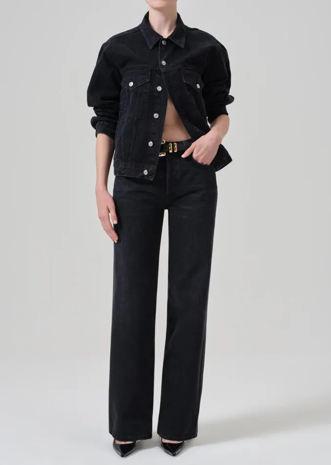 Citizens Of Humanity Annina High Rise Wide Leg 33034 In Prophecy Women Jeans