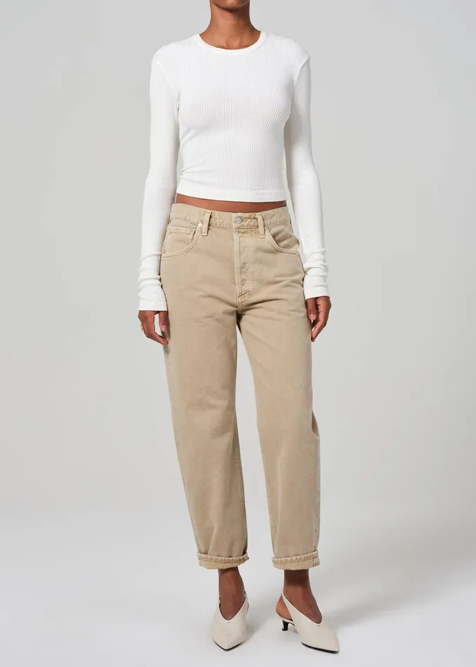 Citizens Of Humanity Bina Crewneck In Canvas Women Tops