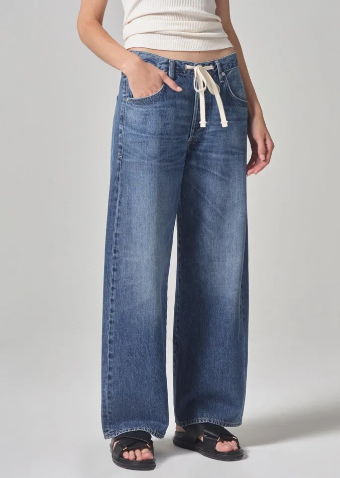Citizens Of Humanity Brynn Drawstring Trouser In Atlantis Women Jeans