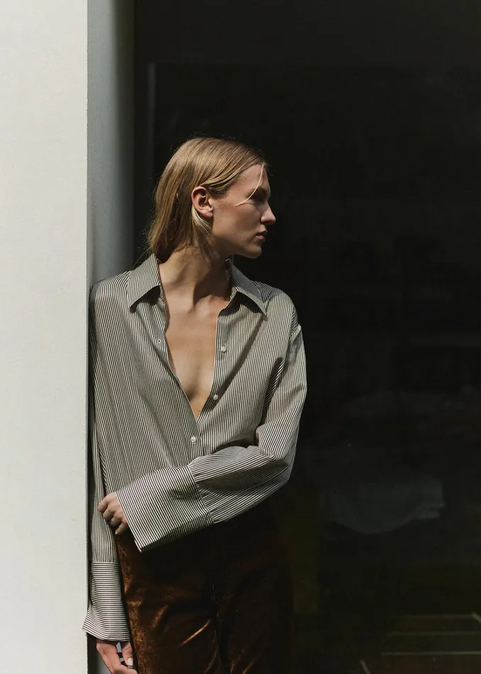 Citizens Of Humanity Camilia Shirt In Venetian Stripe Women Tops