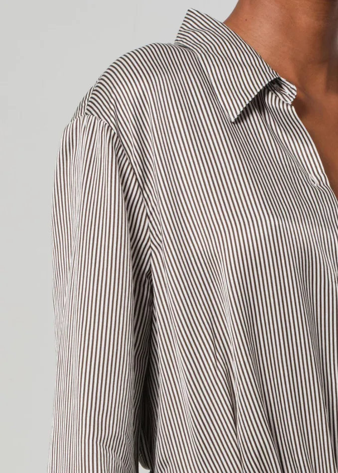 Citizens Of Humanity Camilia Shirt In Venetian Stripe Women Tops