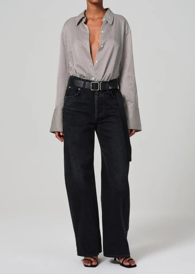 Citizens Of Humanity Camilia Shirt In Venetian Stripe Women Tops