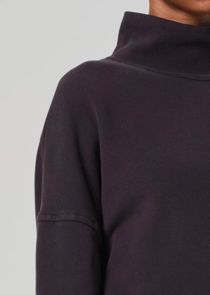 Citizens Of Humanity Cara Turtleneck In Charcoal Women Tops