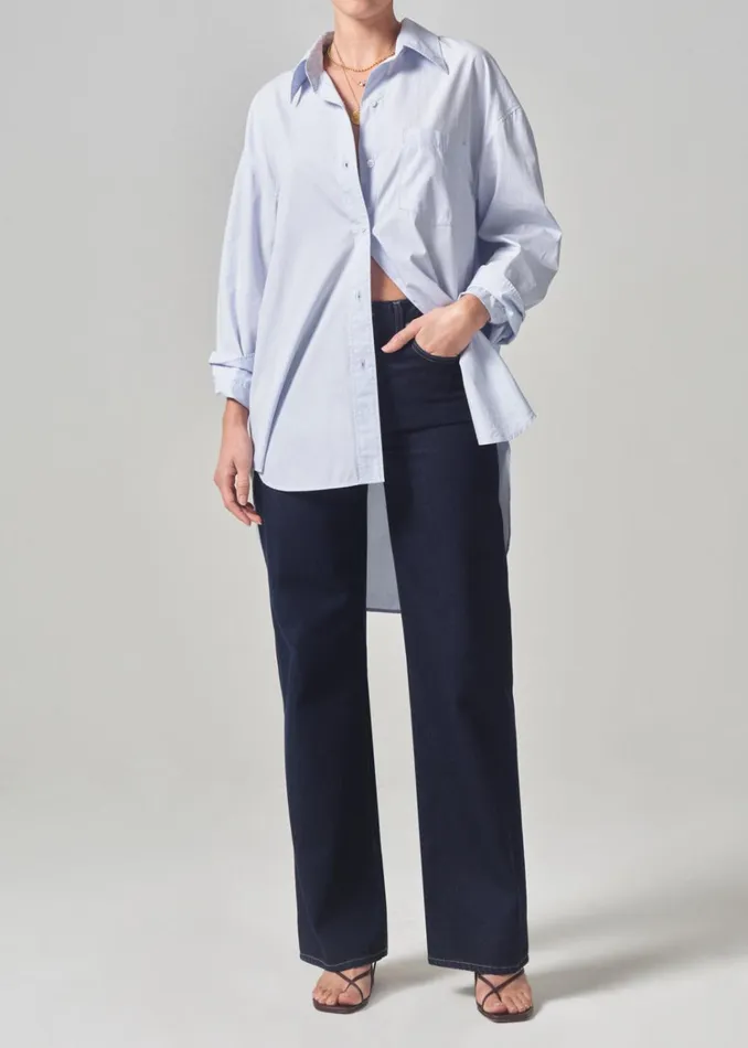 Citizens Of Humanity Cocoon Shirt In Santa Cruz Women Tops
