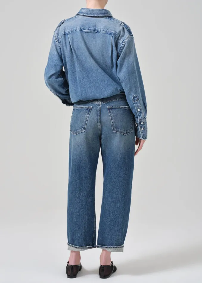 Citizens Of Humanity Dahlia Bow Leg Baby Roll In Brielle Women Jeans