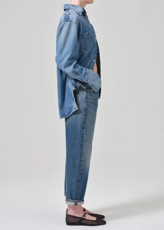 Citizens Of Humanity Dahlia Bow Leg Baby Roll In Brielle Women Jeans