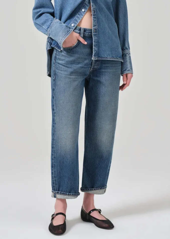 Citizens Of Humanity Dahlia Bow Leg Baby Roll In Brielle Women Jeans