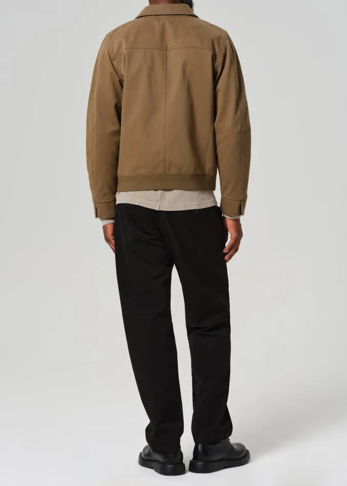 Citizens Of Humanity Flat Front Chino In Black Men Pants