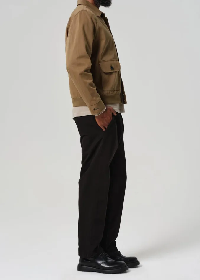 Citizens Of Humanity Flat Front Chino In Black Men Pants