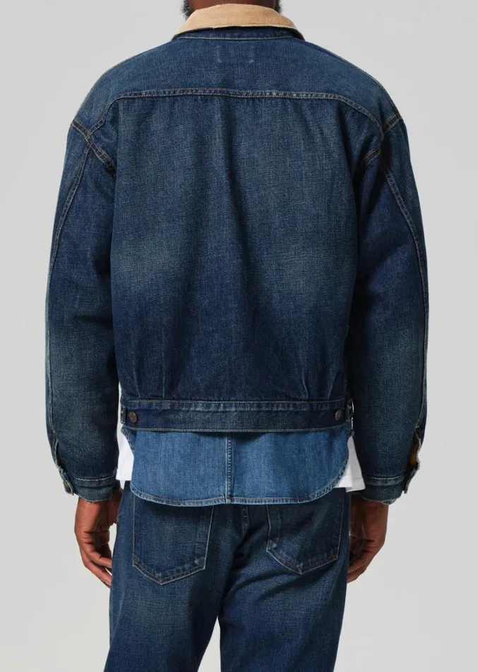 Citizens Of Humanity Hopper Denim Jacket In Corbin Men Jackets