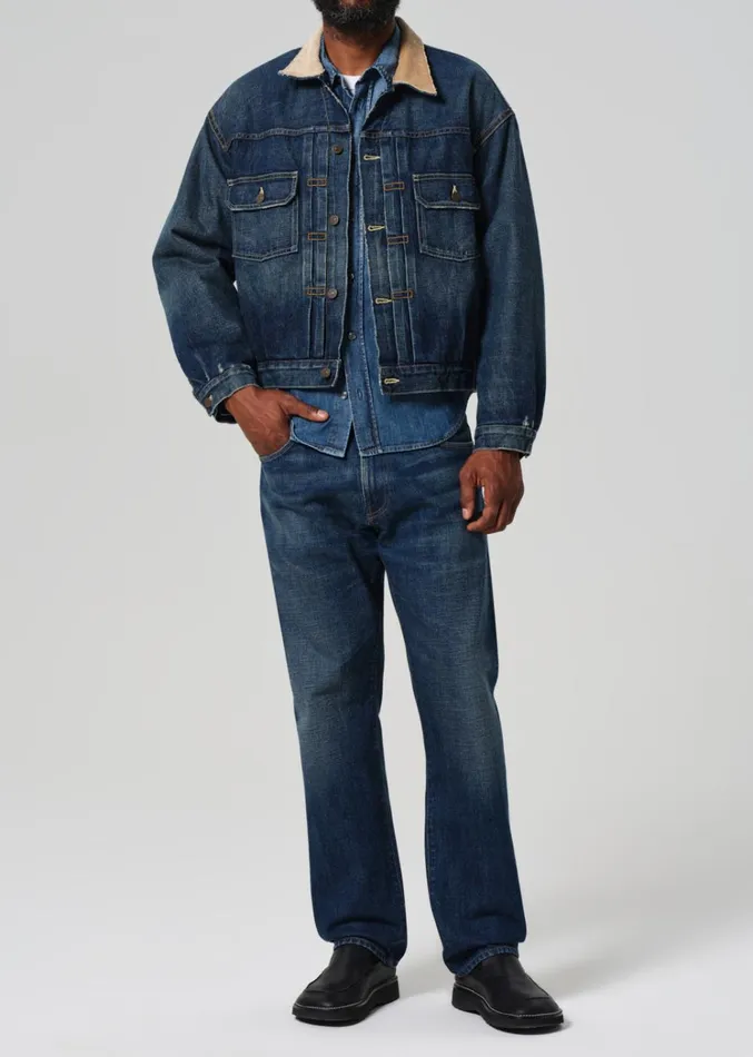 Citizens Of Humanity Hopper Denim Jacket In Corbin Men Jackets