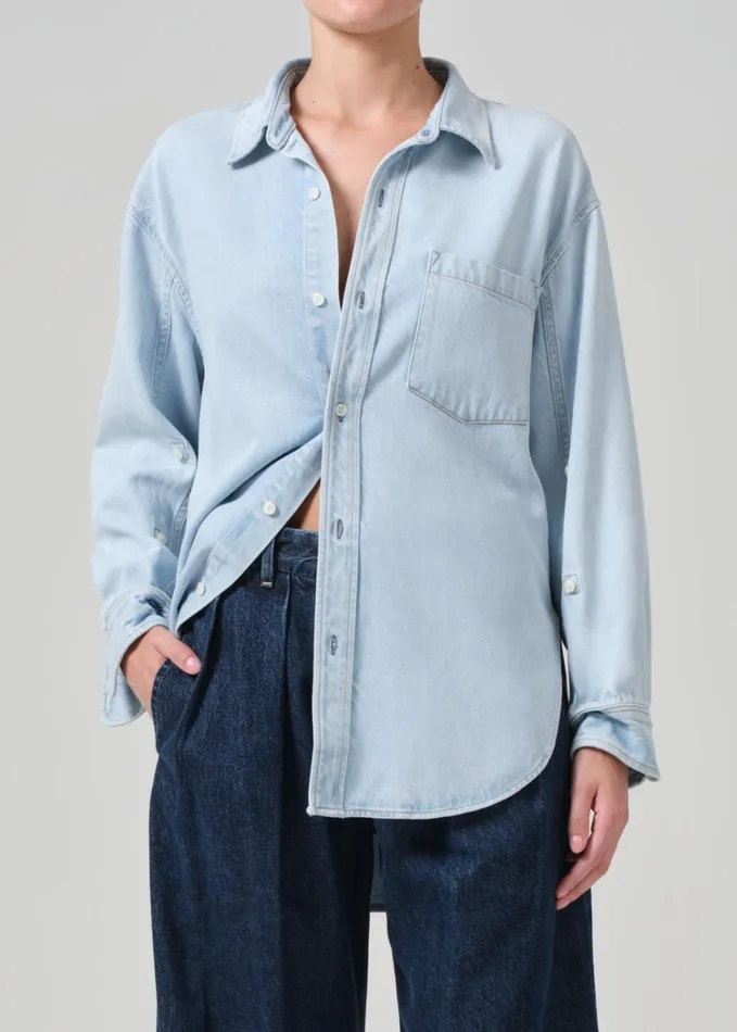 Citizens Of Humanity Kayla Shirt In Lune Women Tops