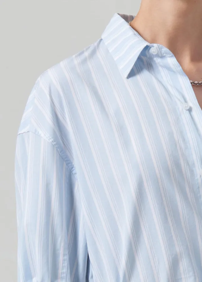 Citizens Of Humanity Kayla Shirt In Marino Stripe Women Tops