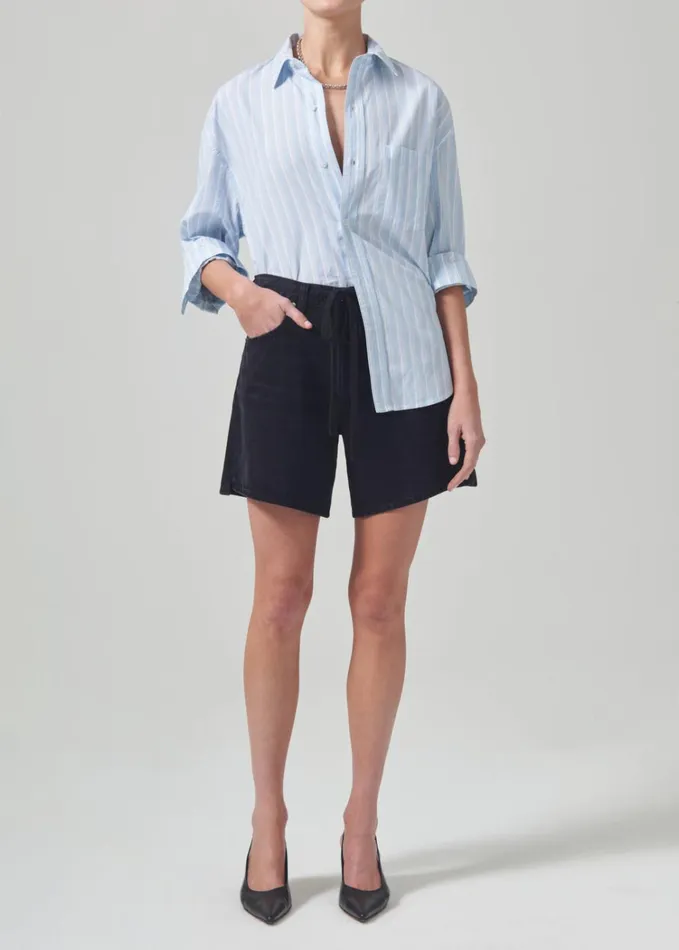 Citizens Of Humanity Kayla Shirt In Marino Stripe Women Tops