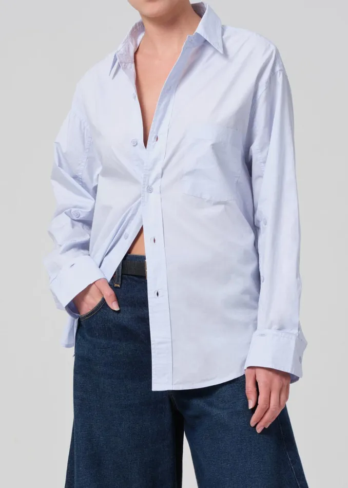 Citizens Of Humanity Kayla Shirt In Santa Cruz Women Tops