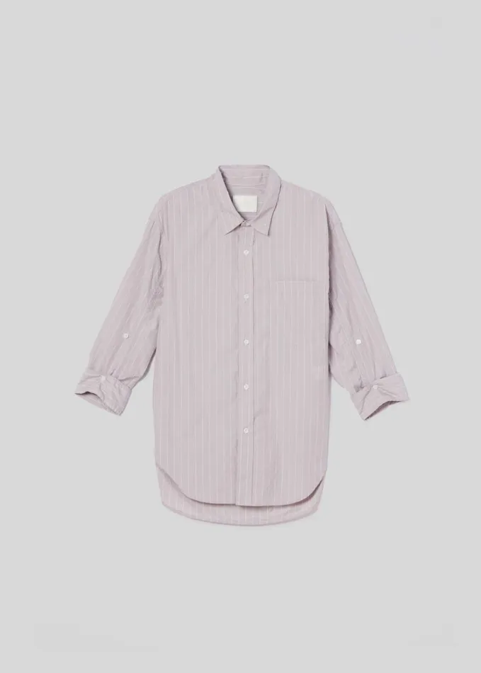 Citizens Of Humanity Kayla Shirt In Tailor Grey Stripe Women Tops