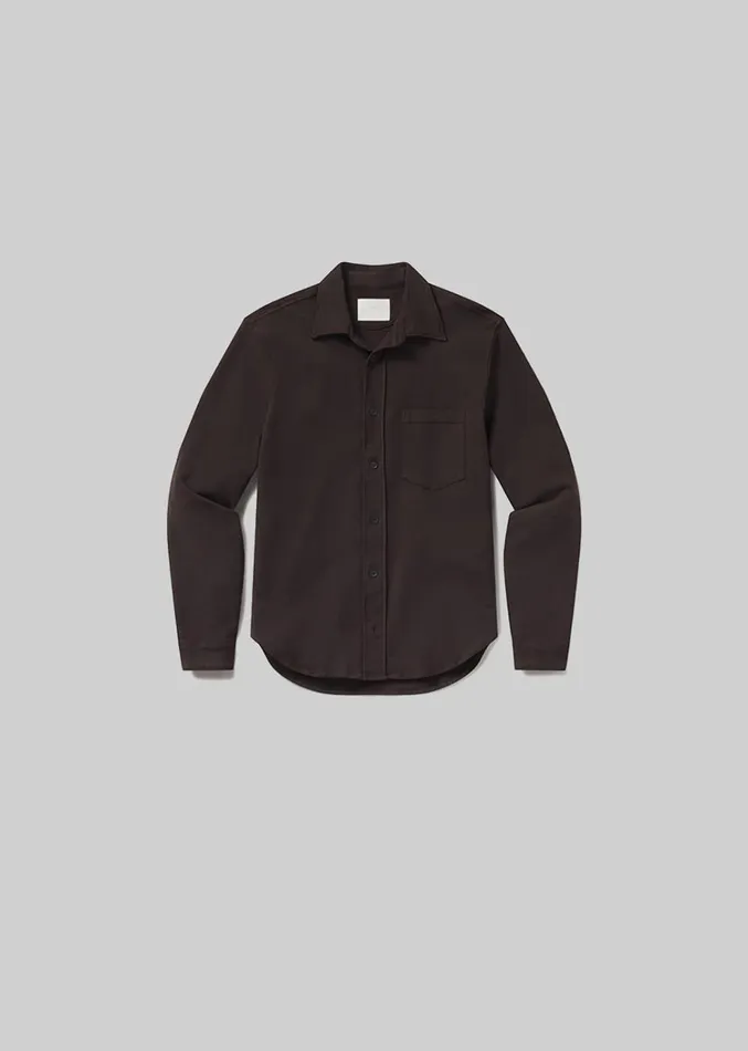 Citizens Of Humanity Luca Bucket Dye Shirt French Terry In Barrister Men Shirts
