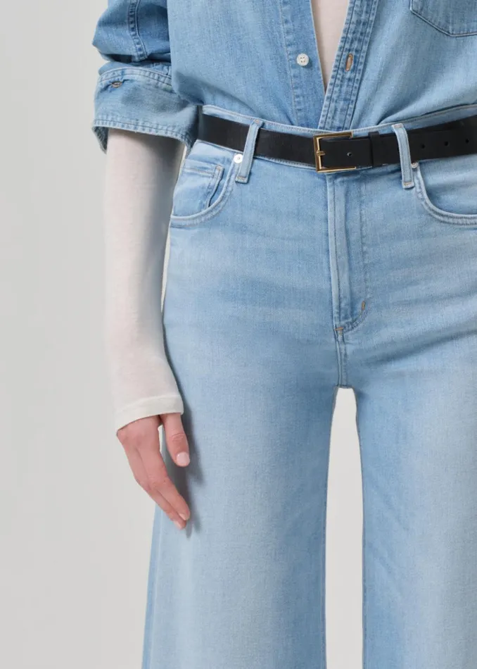 Citizens Of Humanity Lyra Wide Leg Crop In Marquee Women Jeans