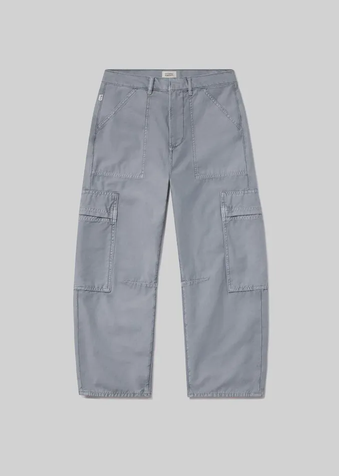 Citizens Of Humanity Marcelle Low Slung Easy Cargo In Hematite Women Pants