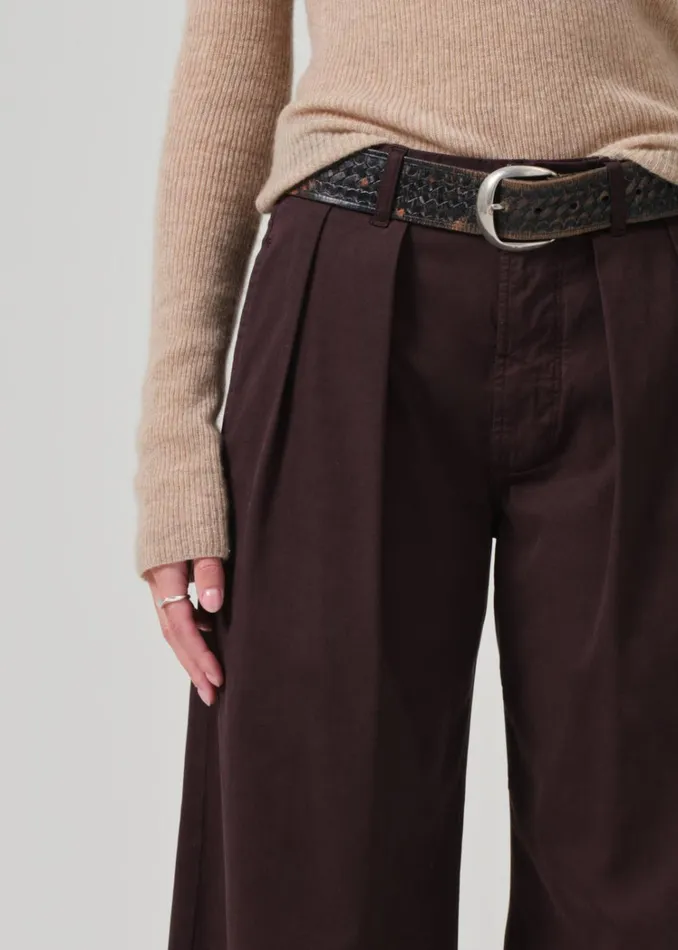Citizens Of Humanity Petra Pleated Trouser In Clove Women Pants