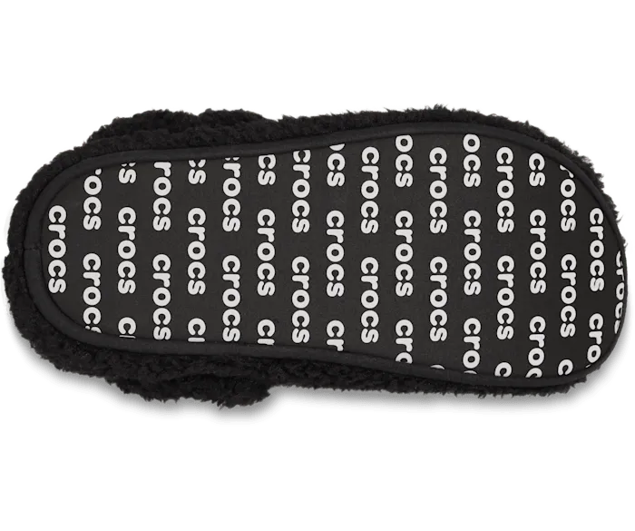 Classic Cozzzy Slipper Black Women Crocs Platforms 038 Wedges