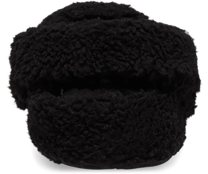Classic Cozzzy Slipper Black Women Crocs Platforms 038 Wedges