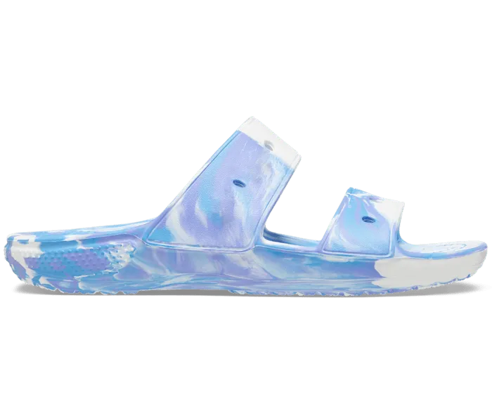 Classic Marbled Sandal White Oxygen Men Crocs Slides