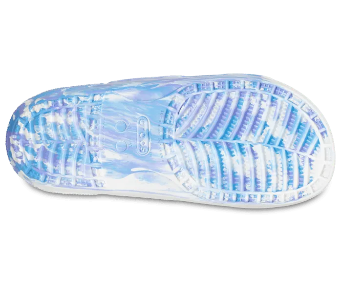 Classic Marbled Sandal White Oxygen Men Crocs Slides