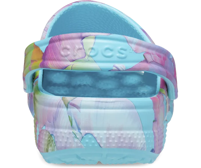 Classic Palm Print Clog Neptune Multi Men Crocs Clogs