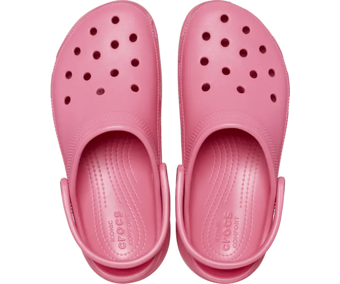 Classic Platform Clog Hyper Pink Women Crocs Platforms 038 Wedges
