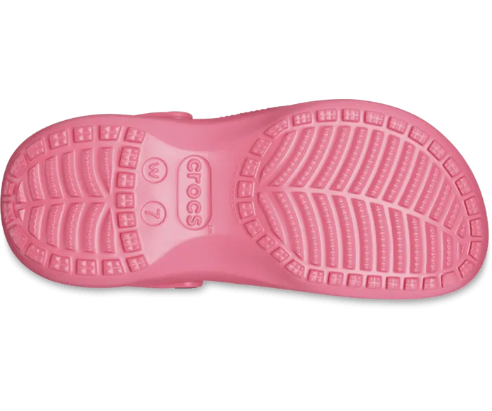 Classic Platform Clog Hyper Pink Women Crocs Platforms 038 Wedges