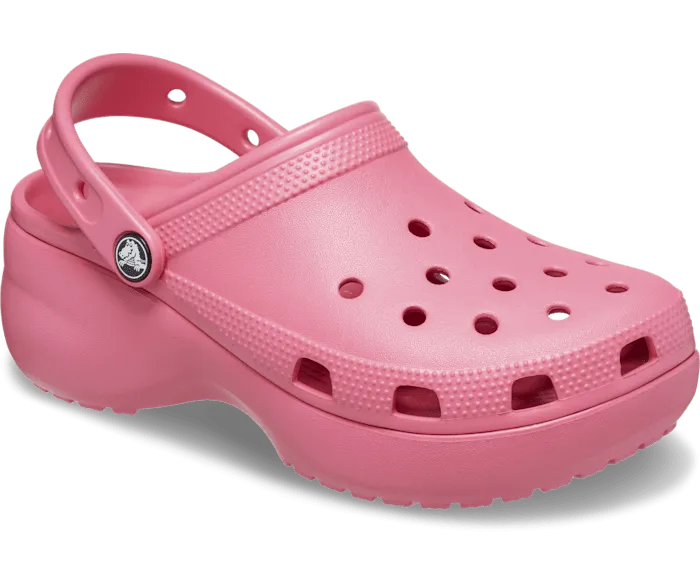 Classic Platform Clog Hyper Pink Women Crocs Platforms 038 Wedges