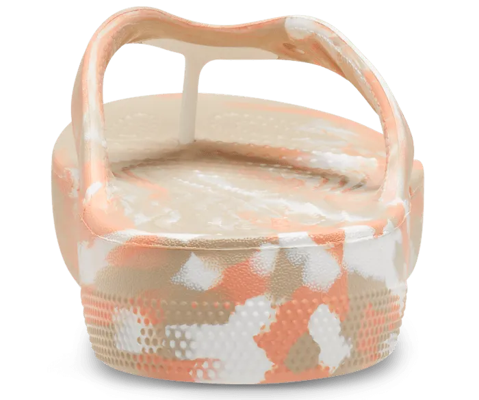 Classic Platform Marbled Flip Chai Multi Women Crocs Platforms 038 Wedges