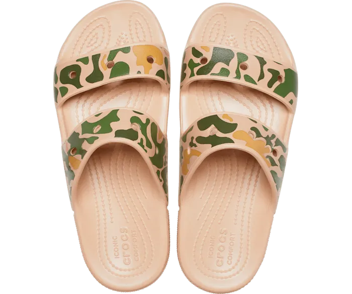 Classic Printed Camo Sandal Chai Tan Men Crocs Sandals